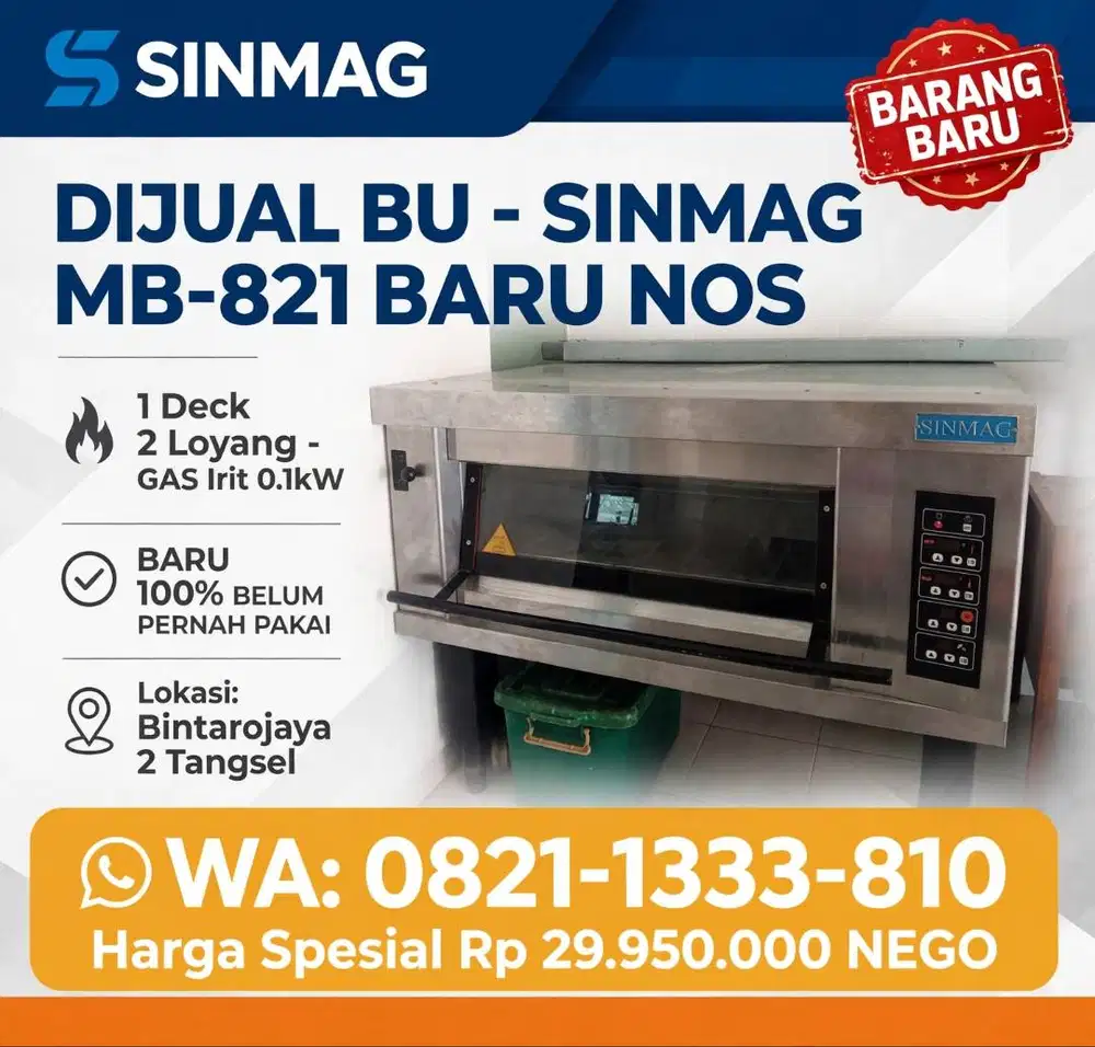 NEW OVEN SINMAG MB 821