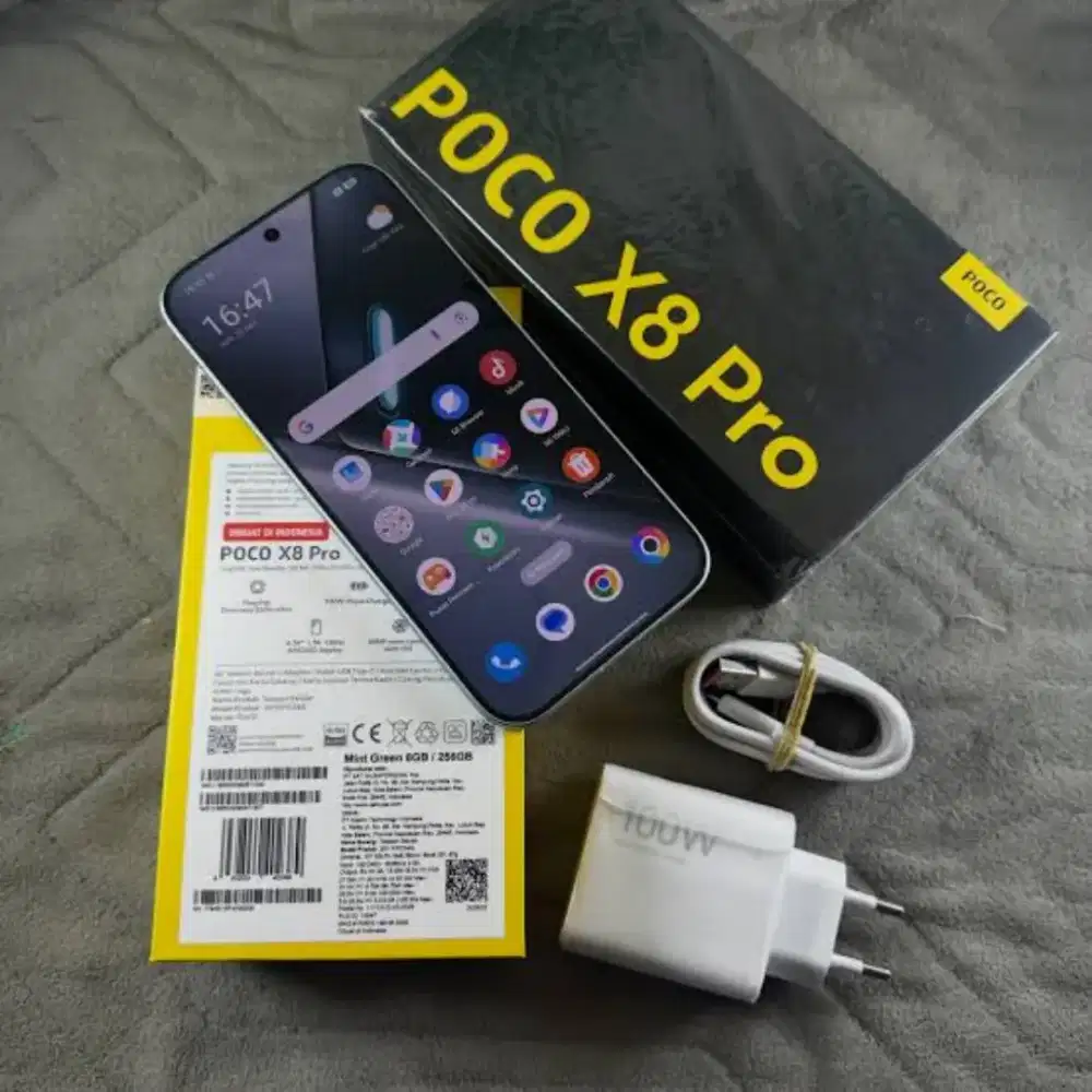 Poco X8 Pro Ram 8Gb/512 GB Fullset Garansi