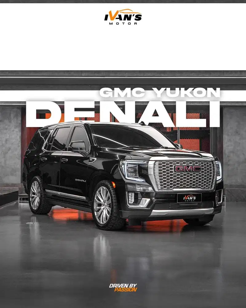 JEEP GMC YUKON DENALI  Black On Brown 2022 ISTIMEWA KM 27,xxx Terawat
