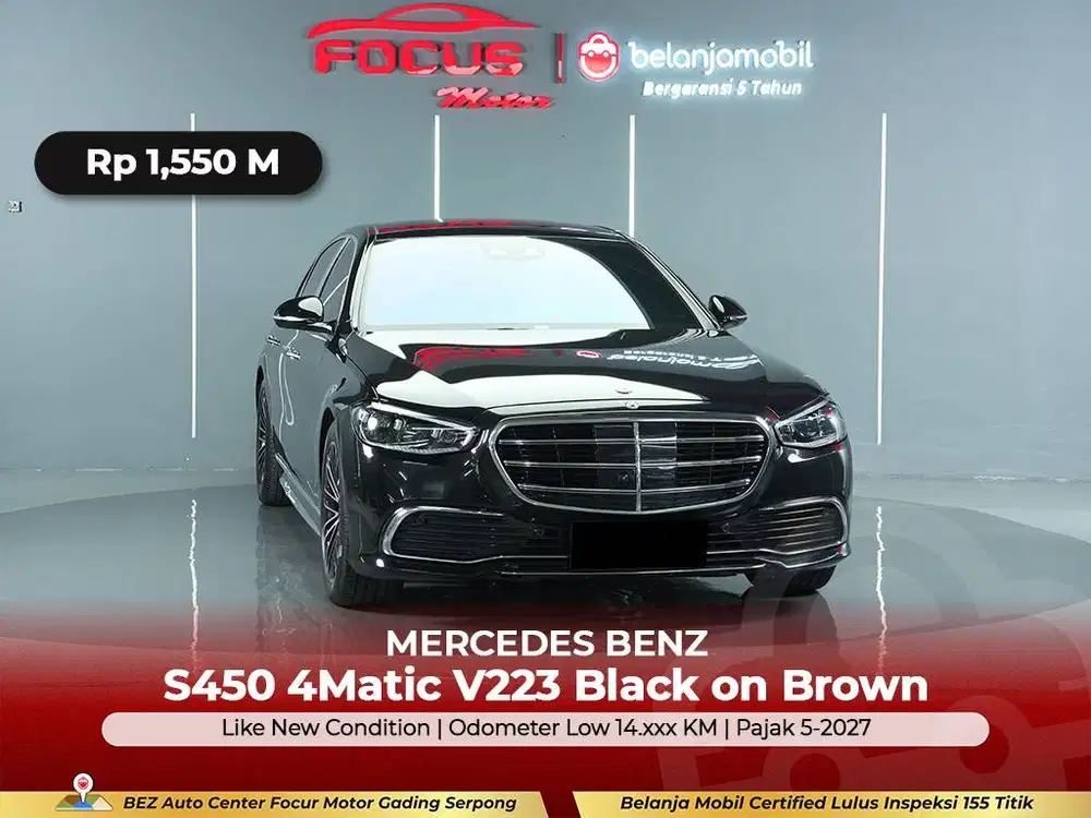 [ GARANSI 5THN KM 14RB ] Mercedes Benz Mercy S450 S 450 2021/2022/2023