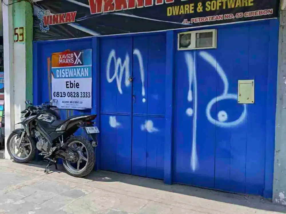 DISEWAKAN RUKO 1 LANTAI JL PETRATEAN KOTA CIREBON