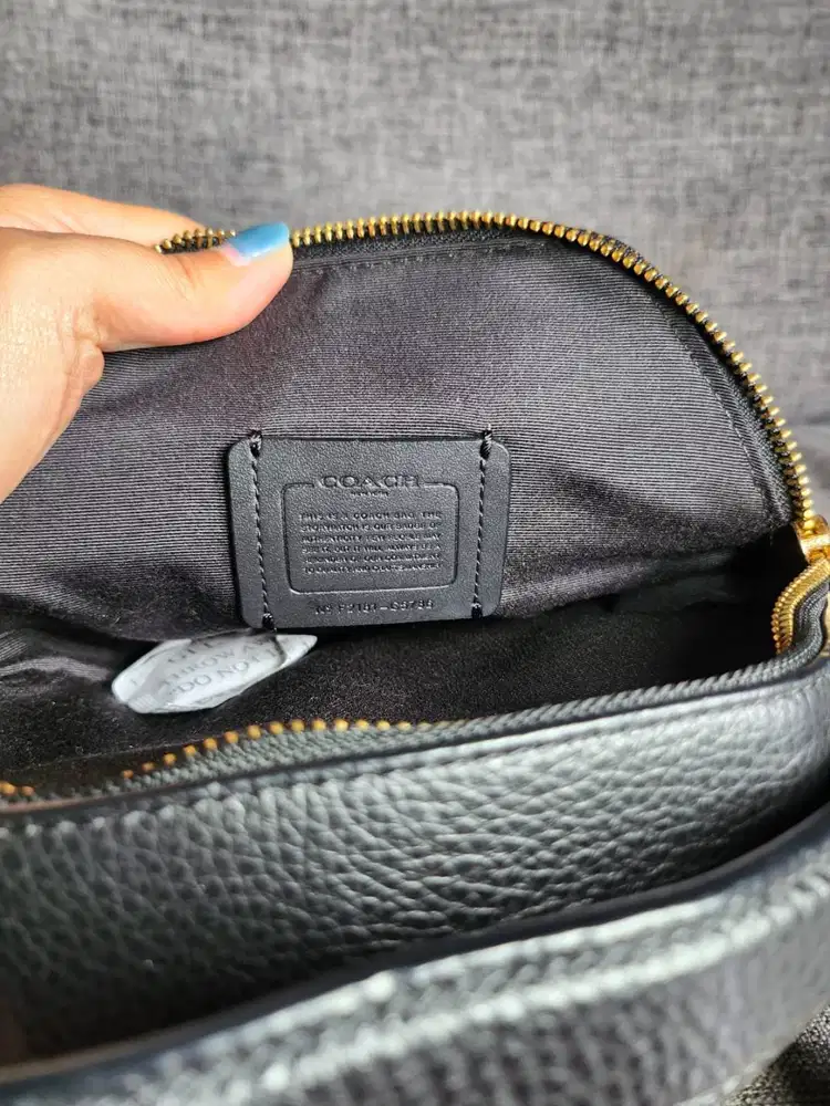 Coach Hexagonal Leather Crossbody Handbag