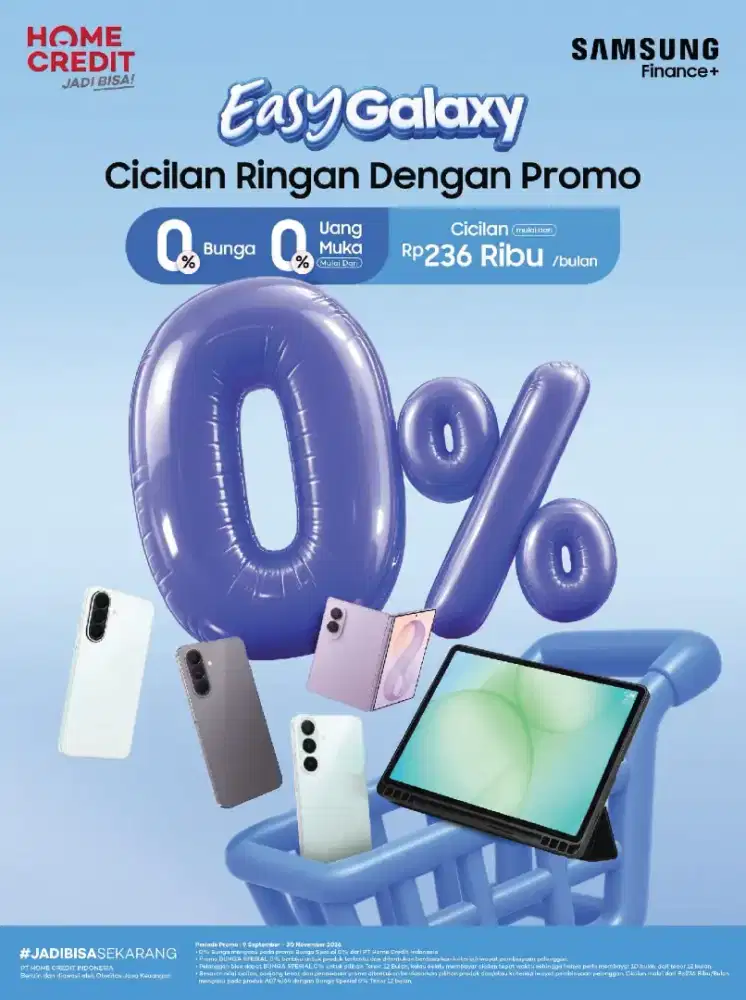 Kredit HP Samsung Dengan Samsung Finance+ dan Nikmati Promo 0%