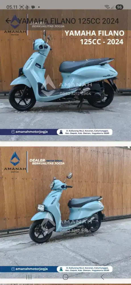 Yamaha Filano th 2024 ab