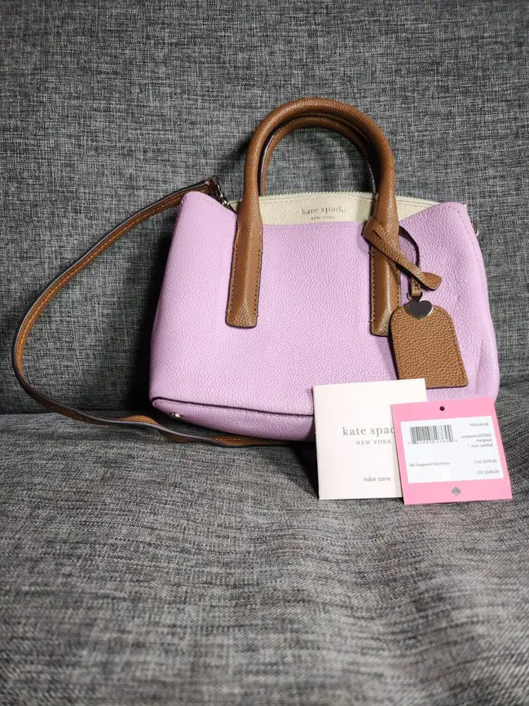 KS Margaux Mini Satchel Violet Brown