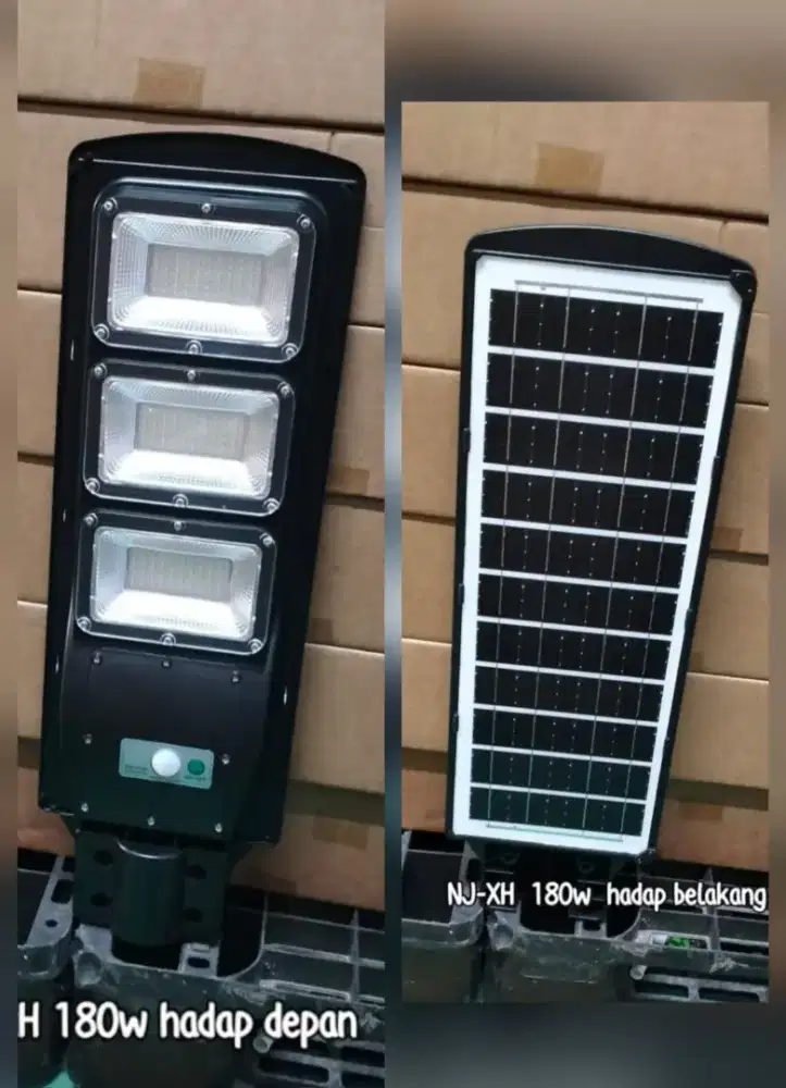 Lampu PJU LED Solar Tenaga Matahari All In One 180 Watt