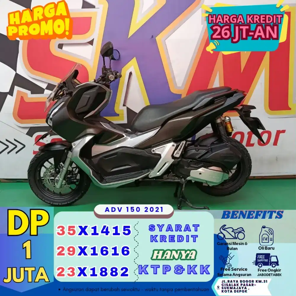( adv 150 tahun 2021 dp :1 juta km low guys cash credit