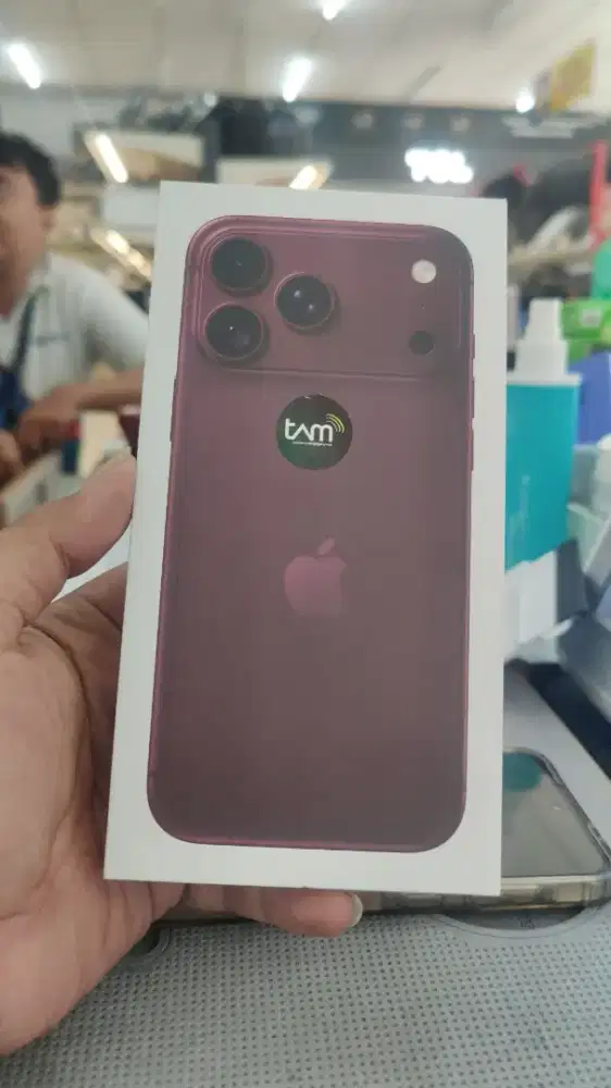 Iphone 18 Pro Max 256GB Burgundy Garansi Resmi iBox PA/A