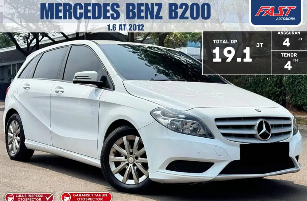 LOW KM MERCEDES BENZ B200 2012 AT 1.6 TERAWAT DAN READY TO USE