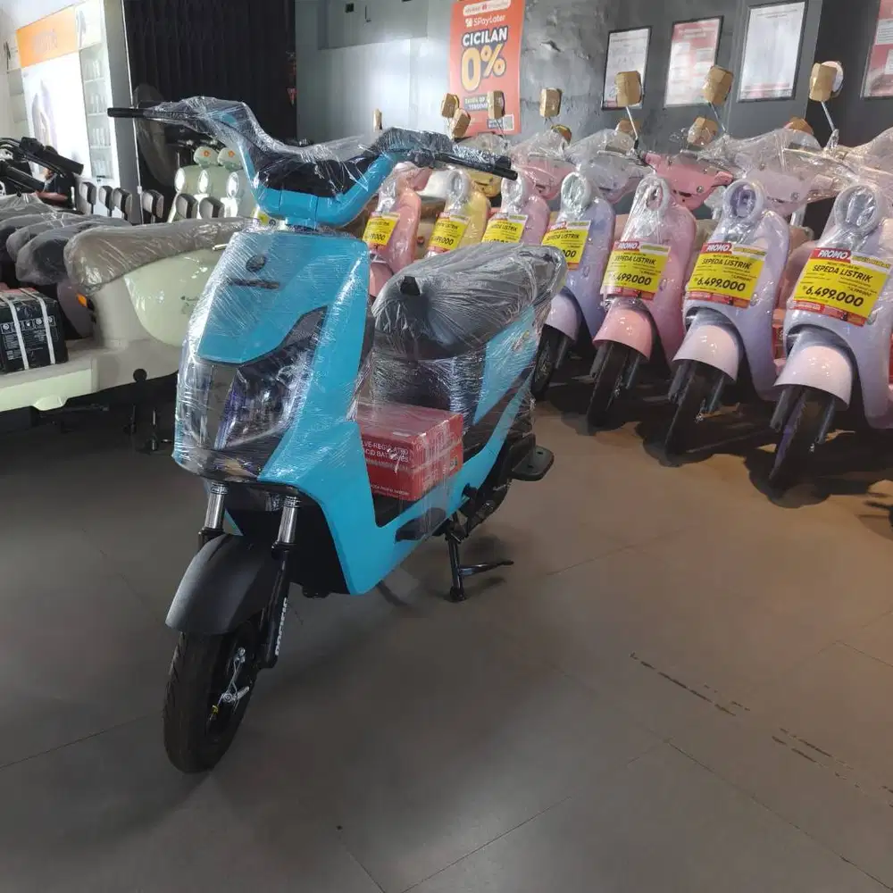 PROMO SEPEDA LISTRIK MURAH BISA CICILAN KTP AJA