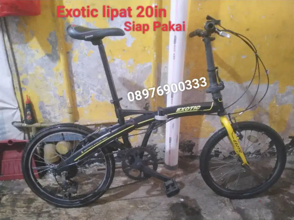 Sepeda lipat 20in.siap pakai.dijagakarsa jaksel