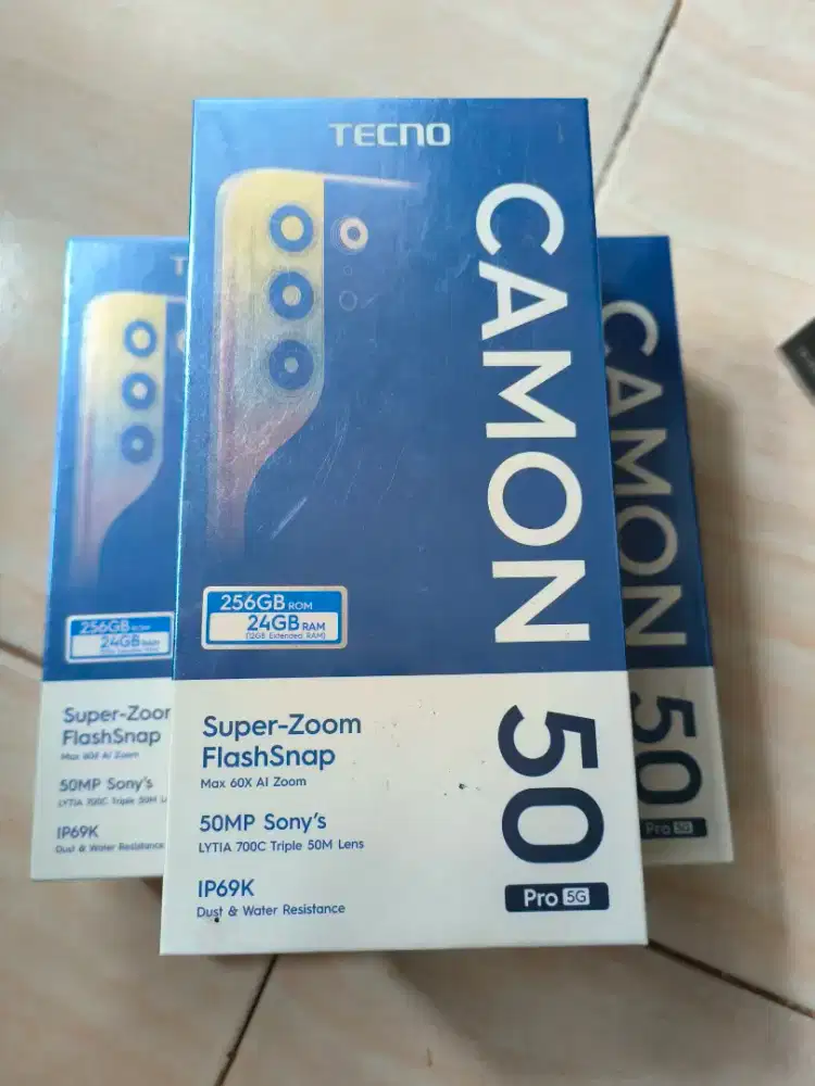 tecno camon 50 pro 12/256 garansi resmi
