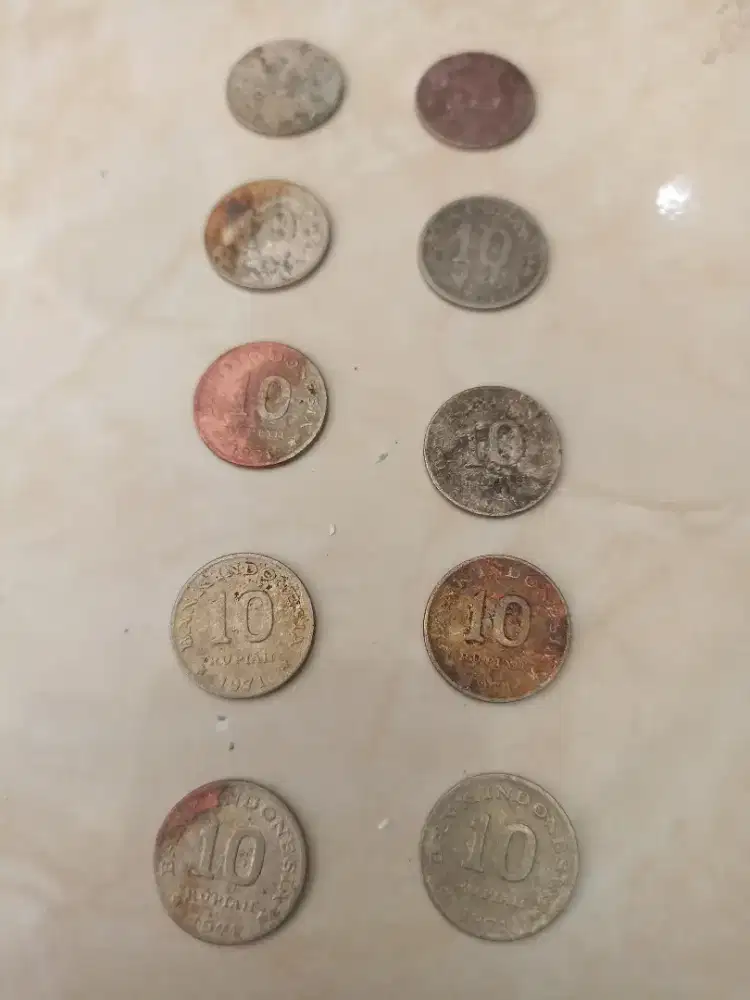 Uang lama Rp.10 Tahun edar 1971