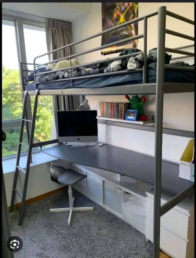 bunk bed ikea kondisi 90% ok