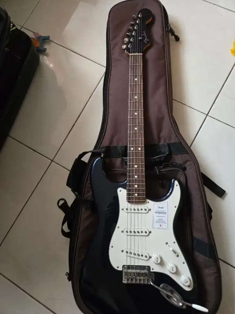 Fender japan hybrid ii fsr original gun blue