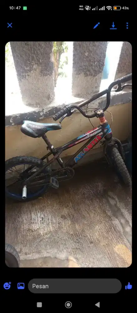 Sepeda anak ukuran 16 inc