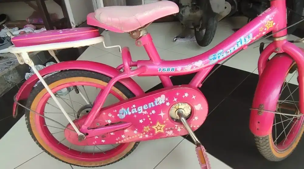 Sepeda family pink anak perempuan