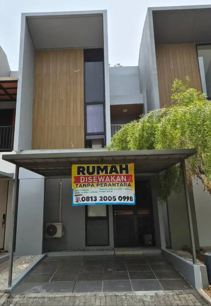 Disewakan Rumah Milenial Fully Furnished Grand Wisata