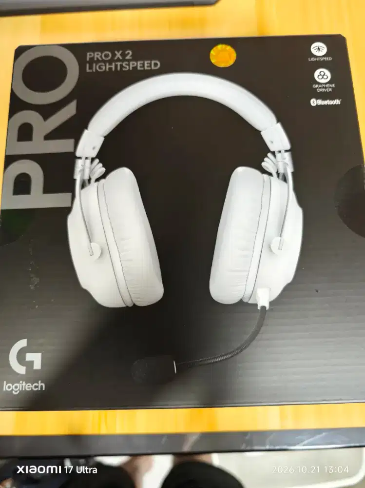 Logitech G Pro X Lightspeed Headset Gaming Wireless Bluetooth Putih