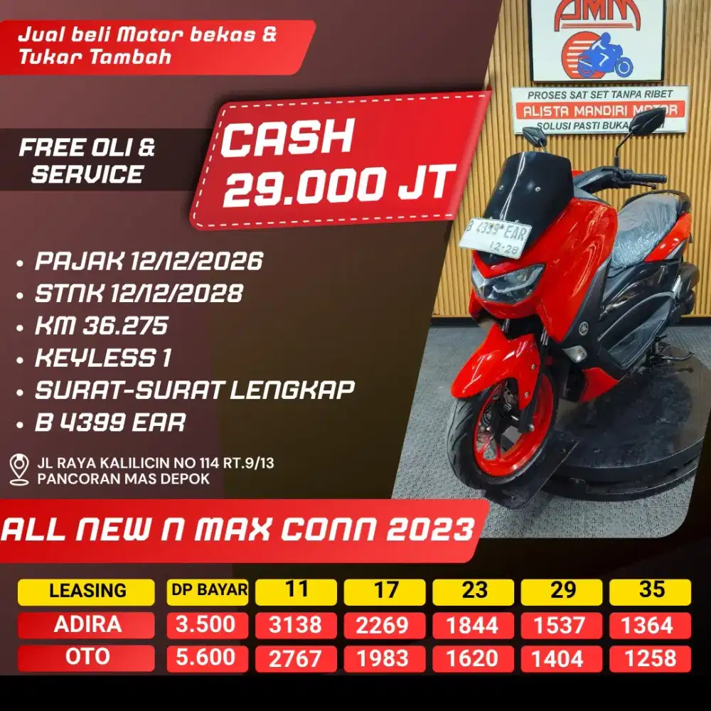ALL NEW NMAX CONN 2023 CASH / KREDIT ALISTA