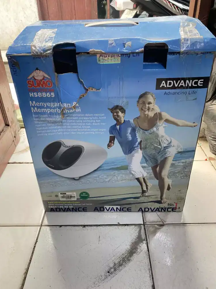 sumo advance (alat pijat kaki) hs8865 normal mulus & komplit