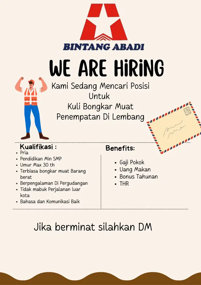 Lowongan Kenek Bongkar Muat