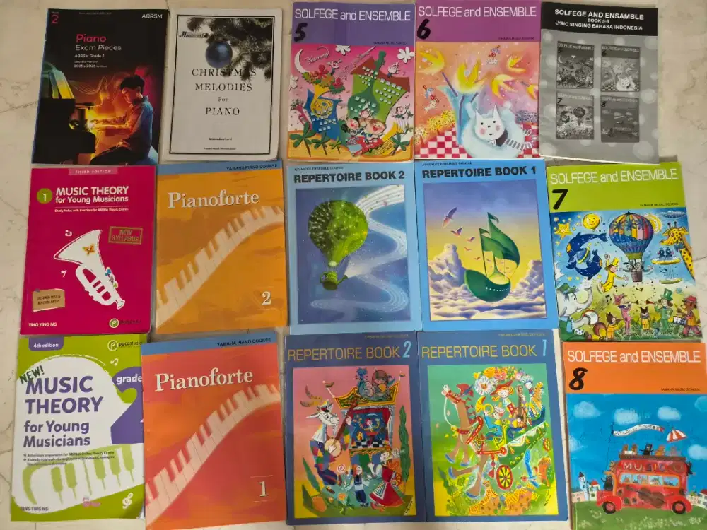 Buku piano yamaha dan abrsm