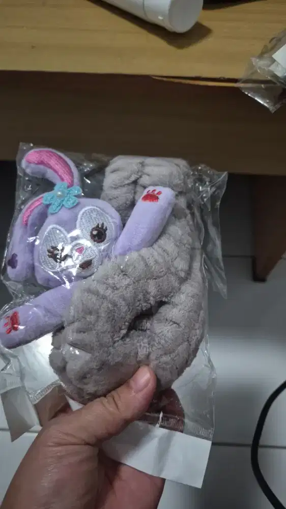 bandana kepala untuk baby ada boneka