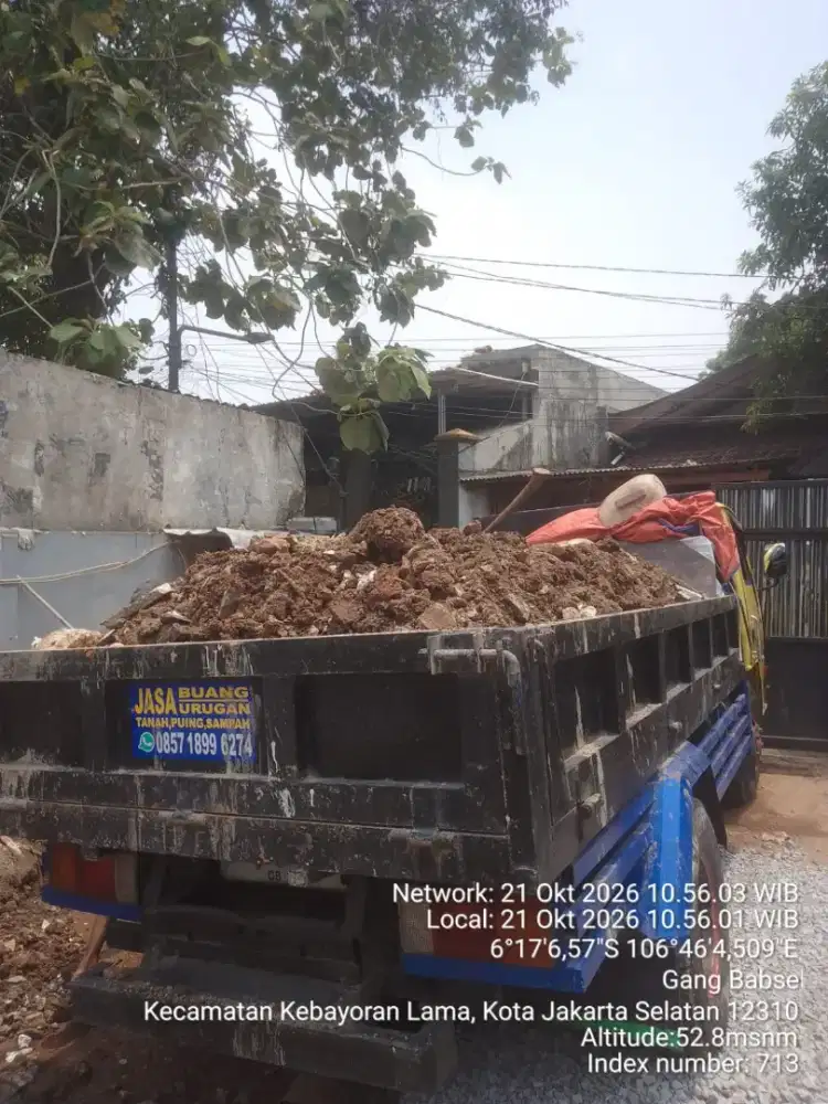 Jasa buang puing sampah