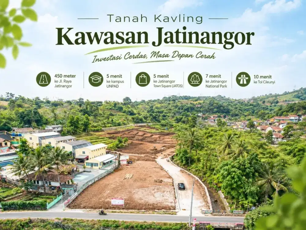 Jual Tanah Kavling Murah Kawasan Kampus Jatinangor