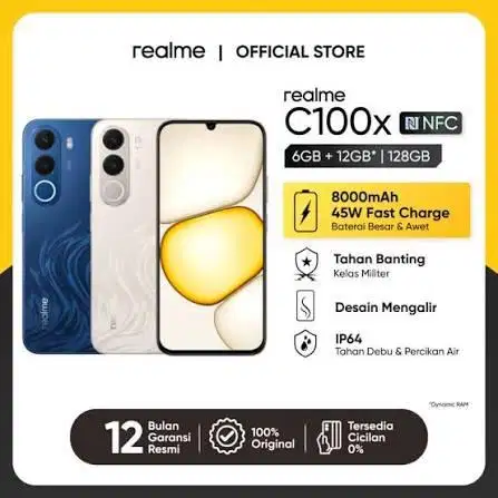 Realme C100x 6/128gb