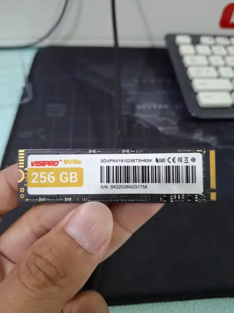 SSD NVMe 256GB VisiPro Rusak Not Detect Murah