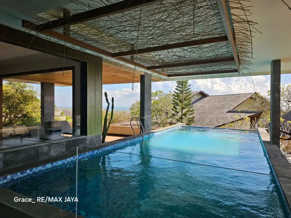 Luxury Hilltop 4 Bedroom Villa For Sale at Jimbaran