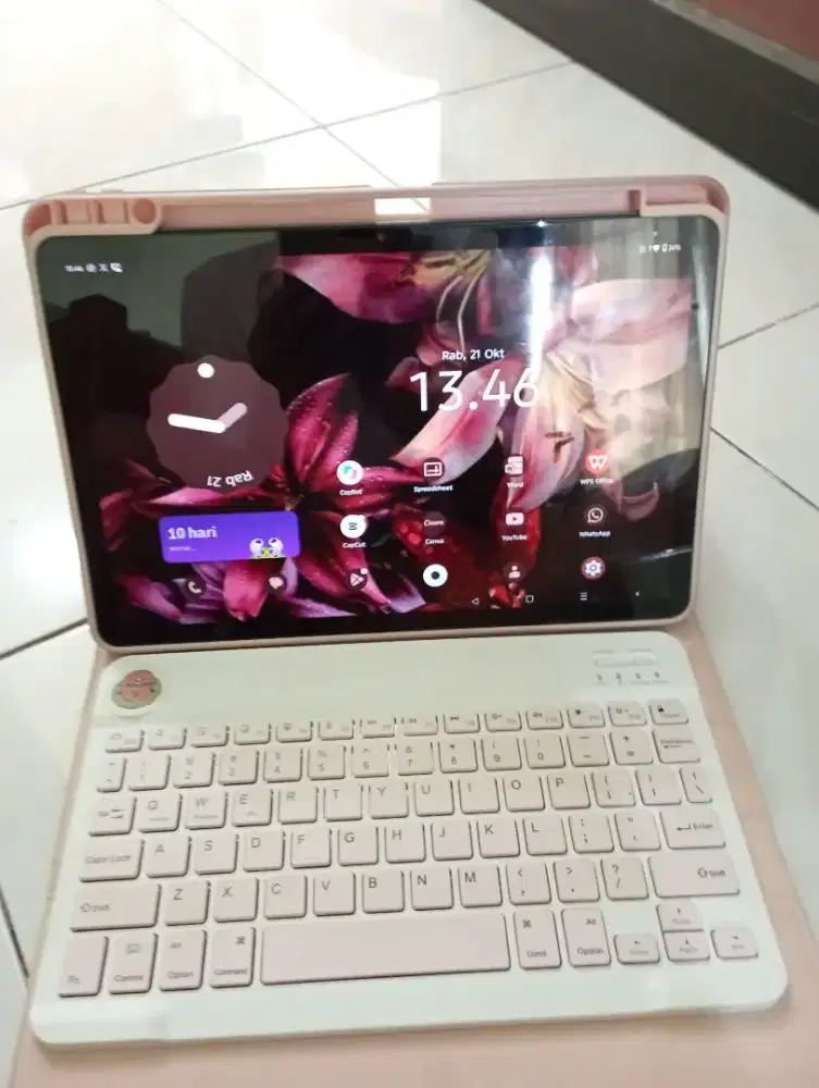 Tablet Infinix XPad 20 256 GB 8+8GB RAM Mulus, Bonus Keyboard