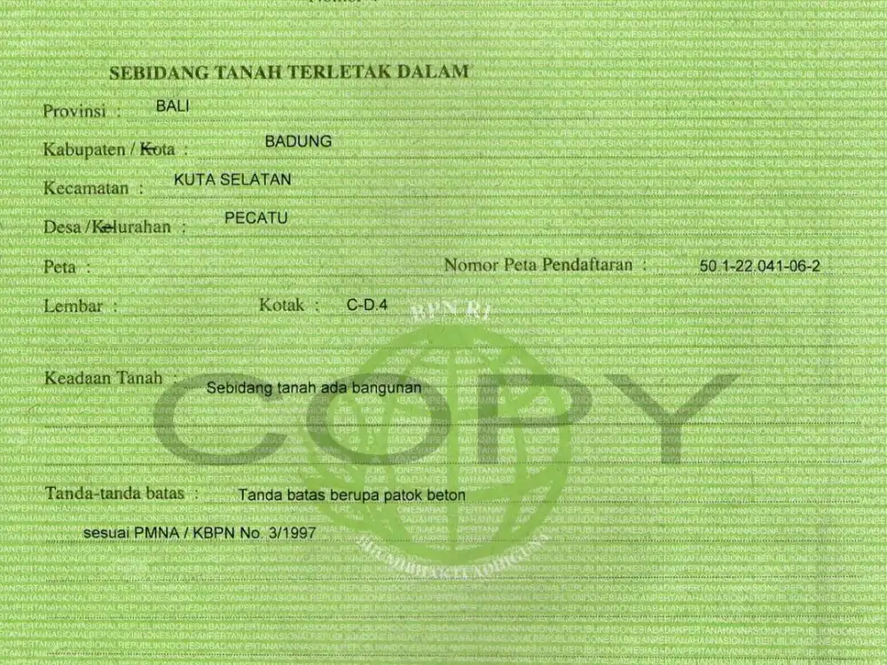 DIKONTRAKKAN TANAH PREMIUM PECATU