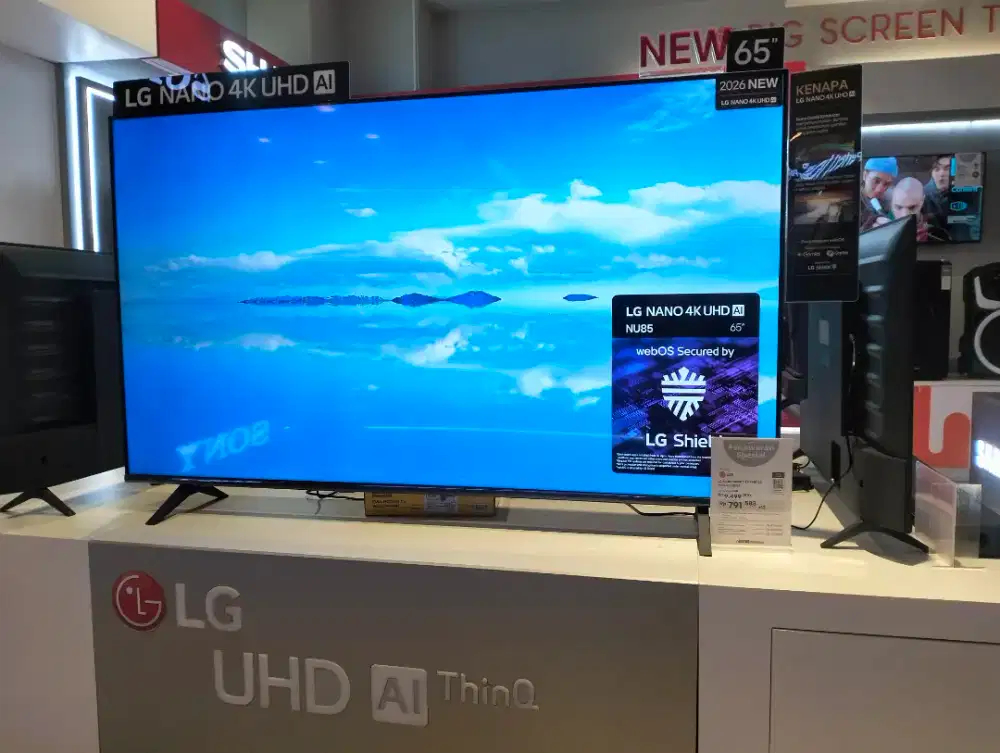 CICILAN televisi murah LG 65inc