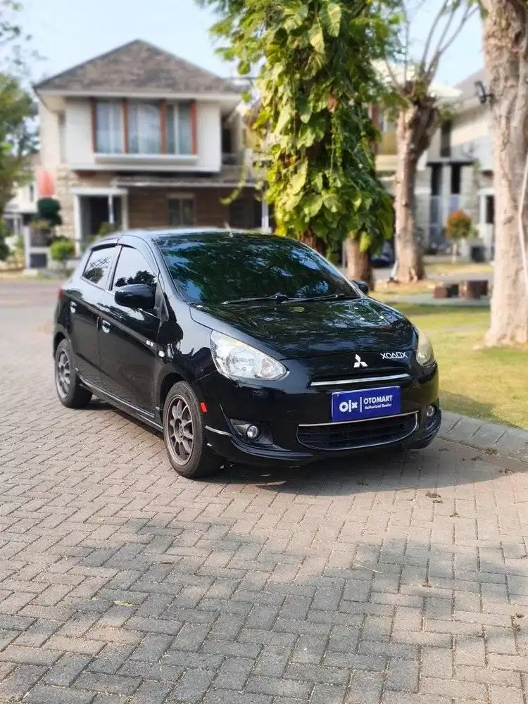 MITSUBISHI 2013 MIRAGE EXCCED 1.2 A/T HITAM MURAH OTOMART 286 KENJERAN