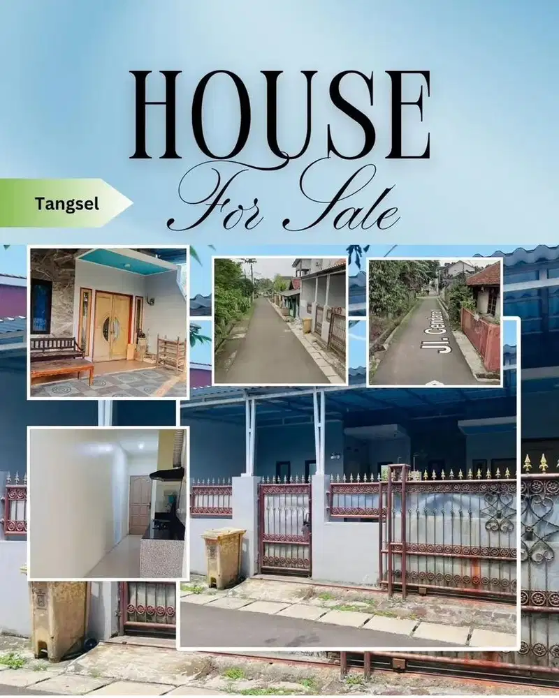 Turun Harga! Rumah Serpong 150 m² dekat St kereta api,pasar dll