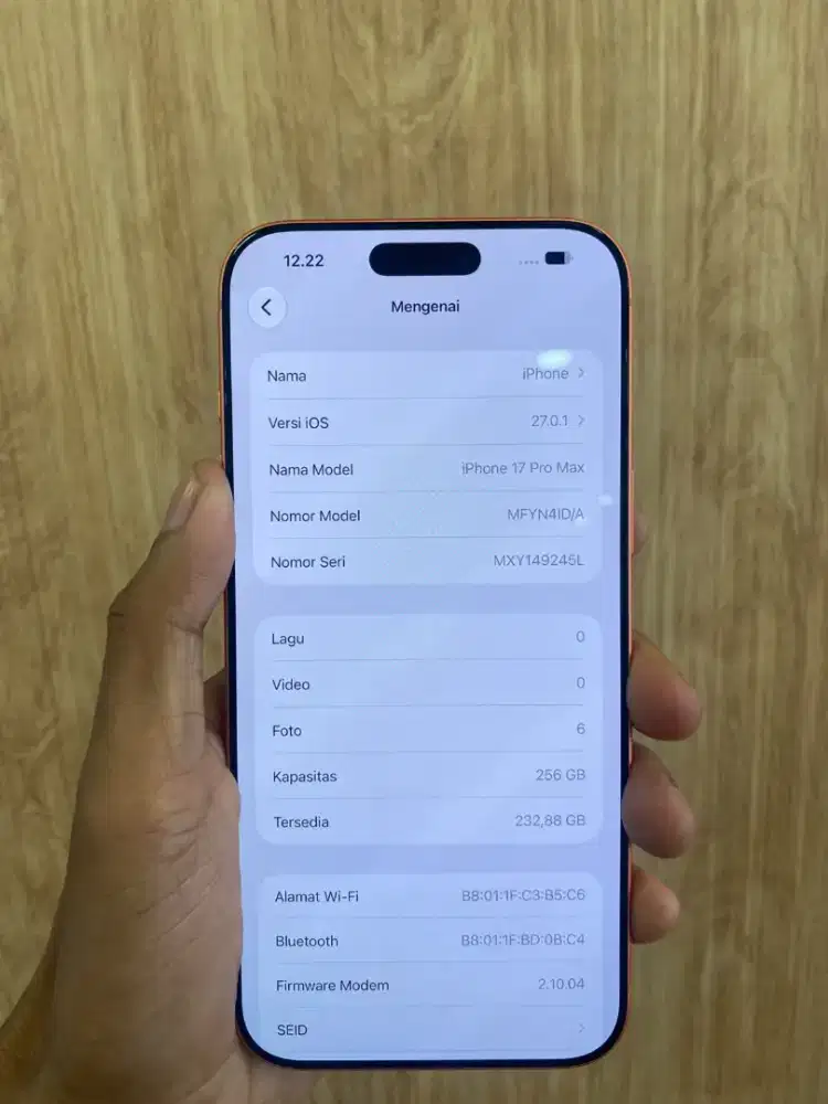 iPhone 17 Promax 256 GB