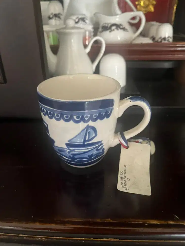 Vintage blond amsterdam coffe mug