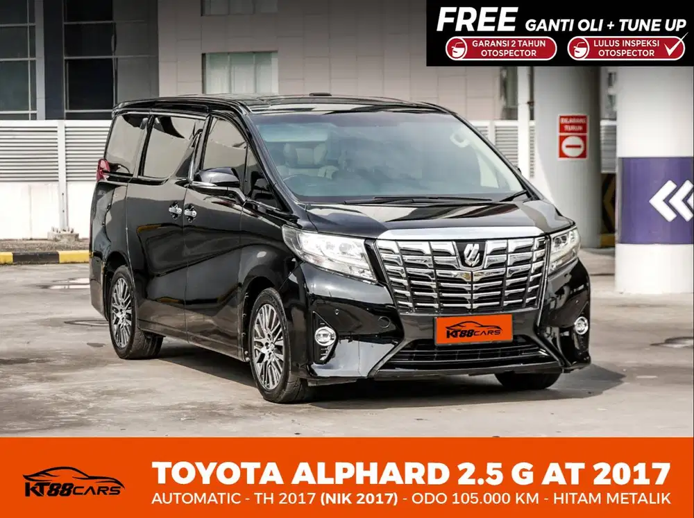 Record TOYOTA ALPHARD 2.5 G AT 2017