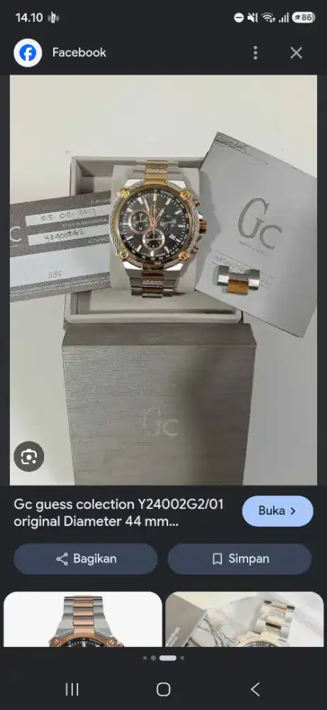 Jam GC original masih mulus