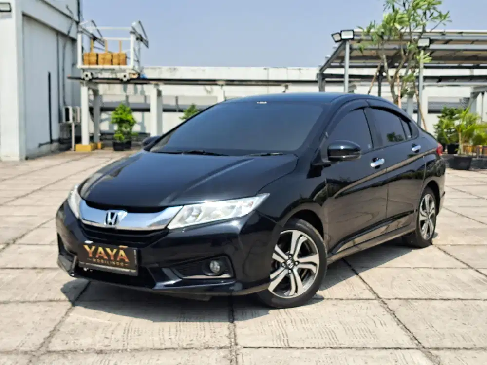 DP 10JT HONDA CITY E AT MATIC AUTOMATIC 2014 HITAM LOW KM