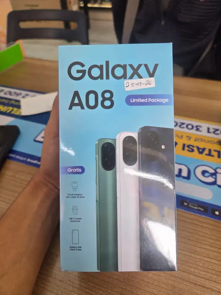 Samsung Galaxy a08 4/64 dan 4/128