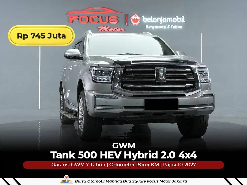 [ GARANSI 5THN 4x4 ] GWM Tank 500 HEV Hybrid 2.0 2024/2025/2026