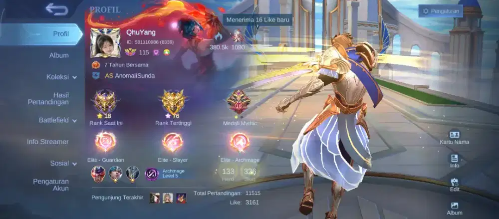 Akun Mobile legends