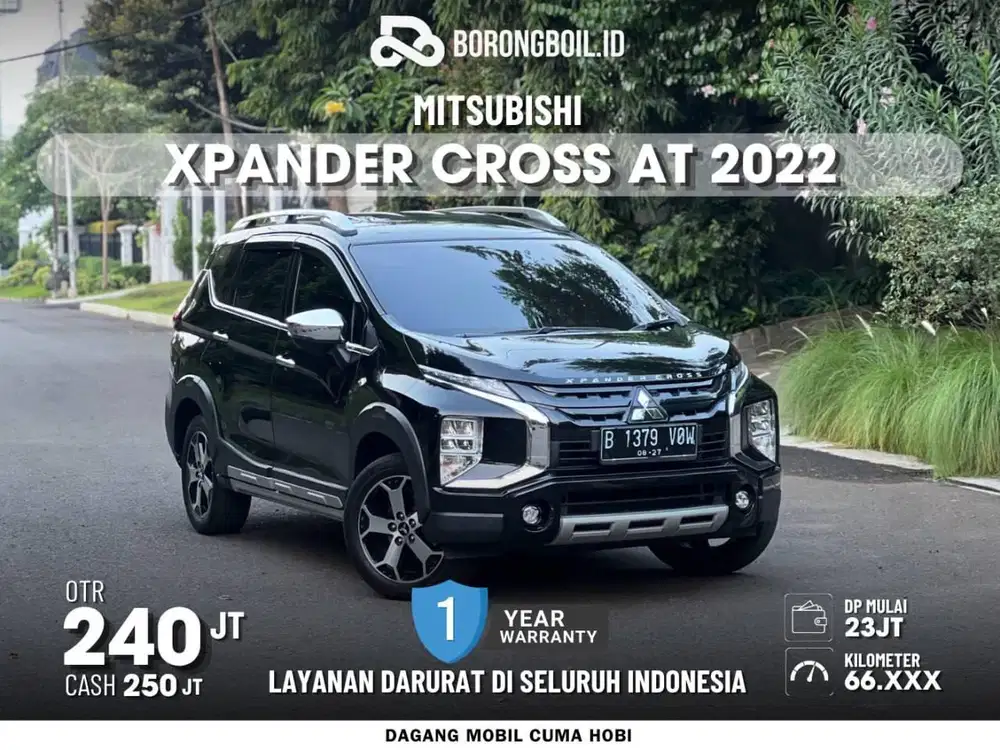 TERMURAH MITSUBISHI XPANDER CROSS AT 2022 HITAM ISTIMEWA RECORD