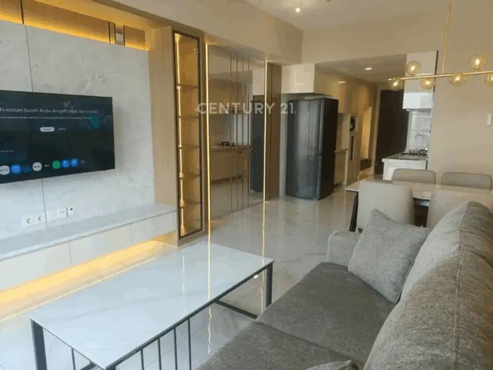 APARTEMEN FURNISHED  3 KAMAR TIDUR LANTAI 32 DI BSD