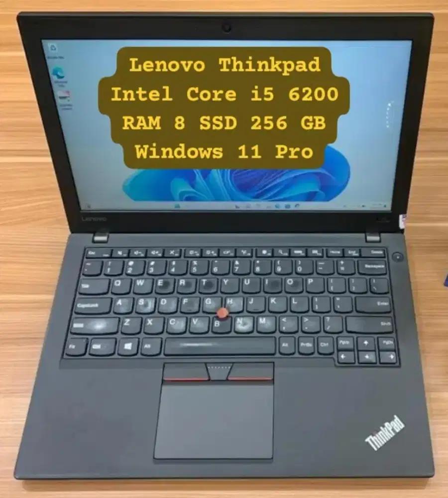 Lenovo Thinkpad X260 Intel Core i5 6200 RAM 4 / 8 SSD 256 Win 11 Pro