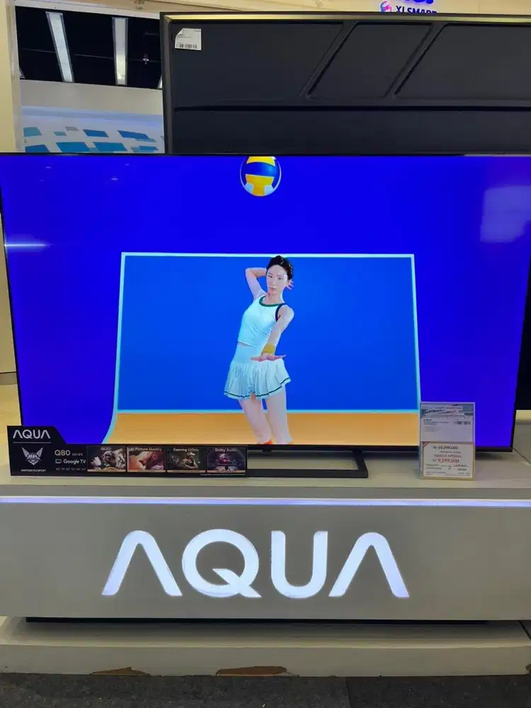 AQUA 4K QLED GOOGLE TV 65 INCH, BISA CICILAN 0%